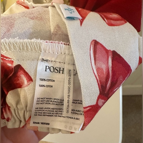 Posh Peanut Kids' Bow Chef Hat - Picture 9 of 9